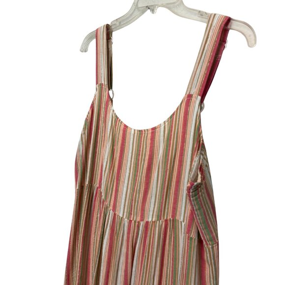 Linda Anderson Melon Multicolored Tiered Sun Dress - Size XL - Picture 6 of 11
